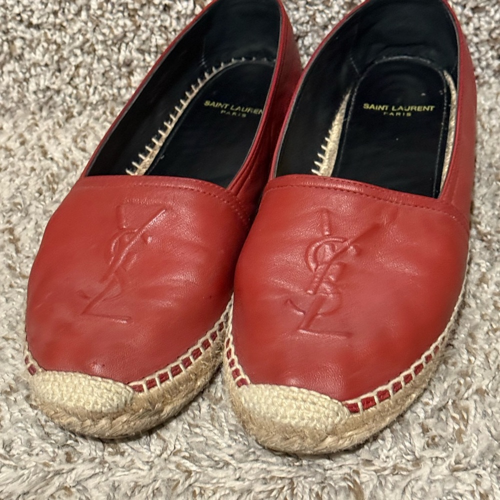 SL Lambskin Monogram Espadrilles - Picture 2 of 4